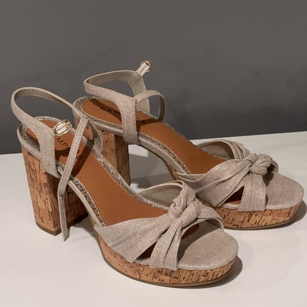 Rampage Block Heel Platform Sandal